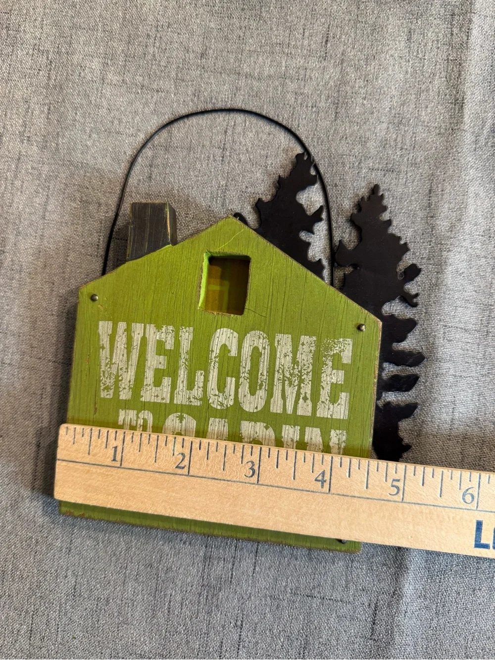 Decor wall-hanging sign with a‎ 